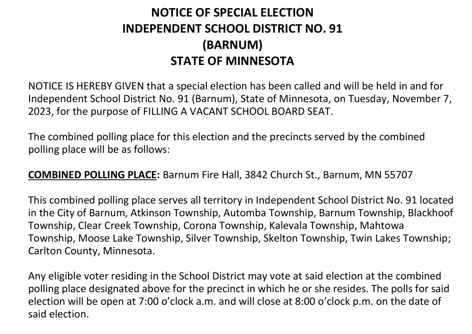 district-barnum-public-schools-isd-91